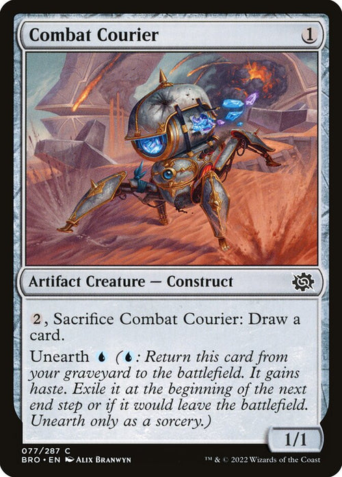 Card Scan of Combat Courier | BRO