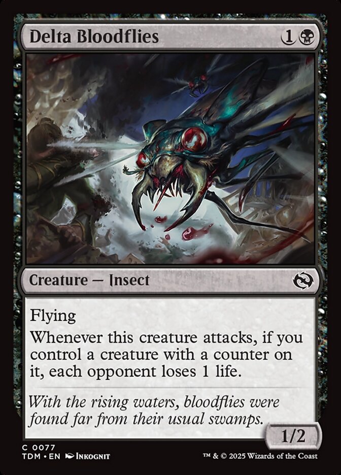 Card Scan of Delta Bloodflies | TDM