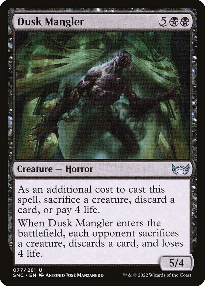 Dusk Mangler | SNC (Foil) - Card Scan