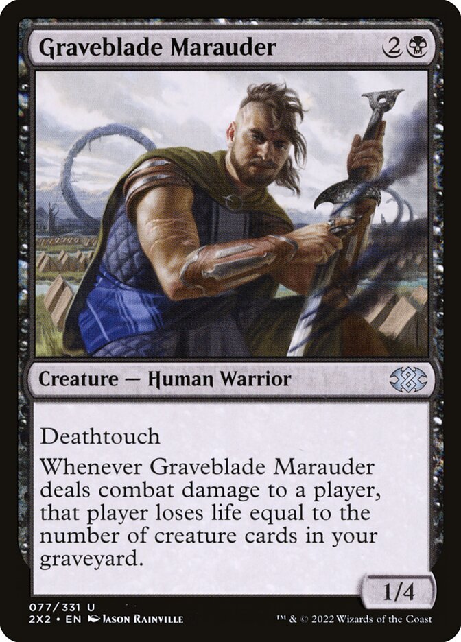 Card Scan of Graveblade Marauder | 2X2