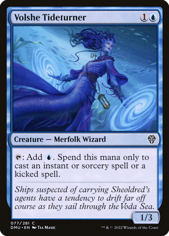 Card Scan of Volshe Tideturner | DMU
