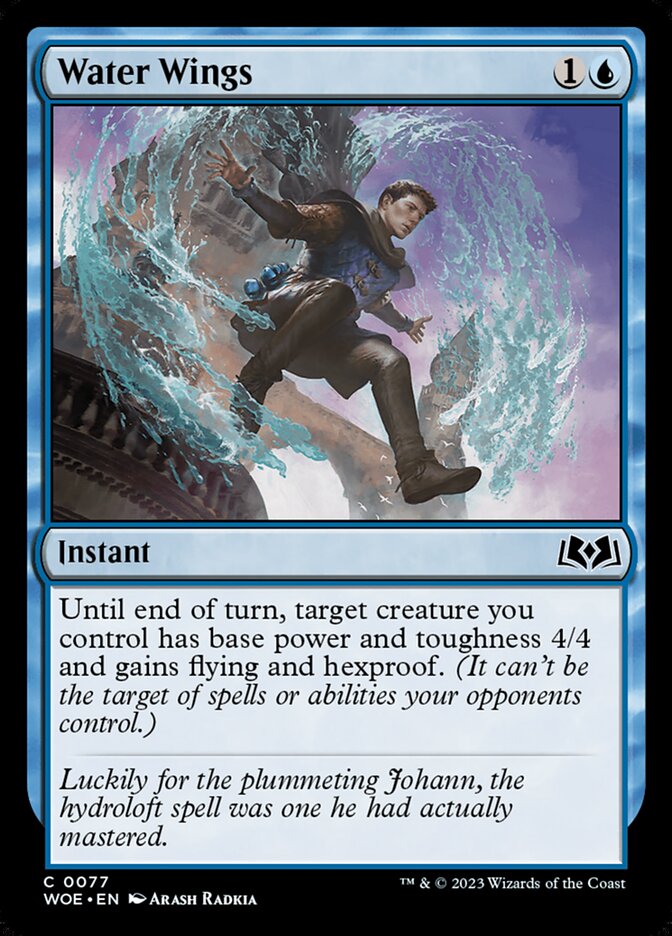 Card Scan of Water Wings | WOE