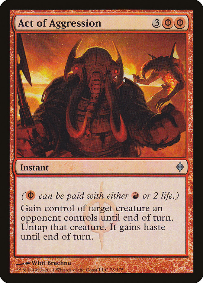 Card Scan of Act of Aggression | NPH