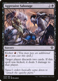 Card Scan of Aggressive Sabotage | DMU