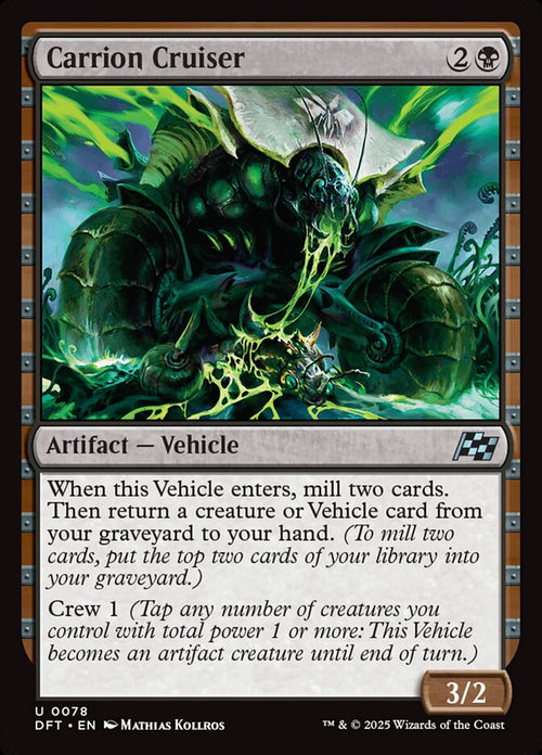 Card Scan of Carrion Cruiser | DFT