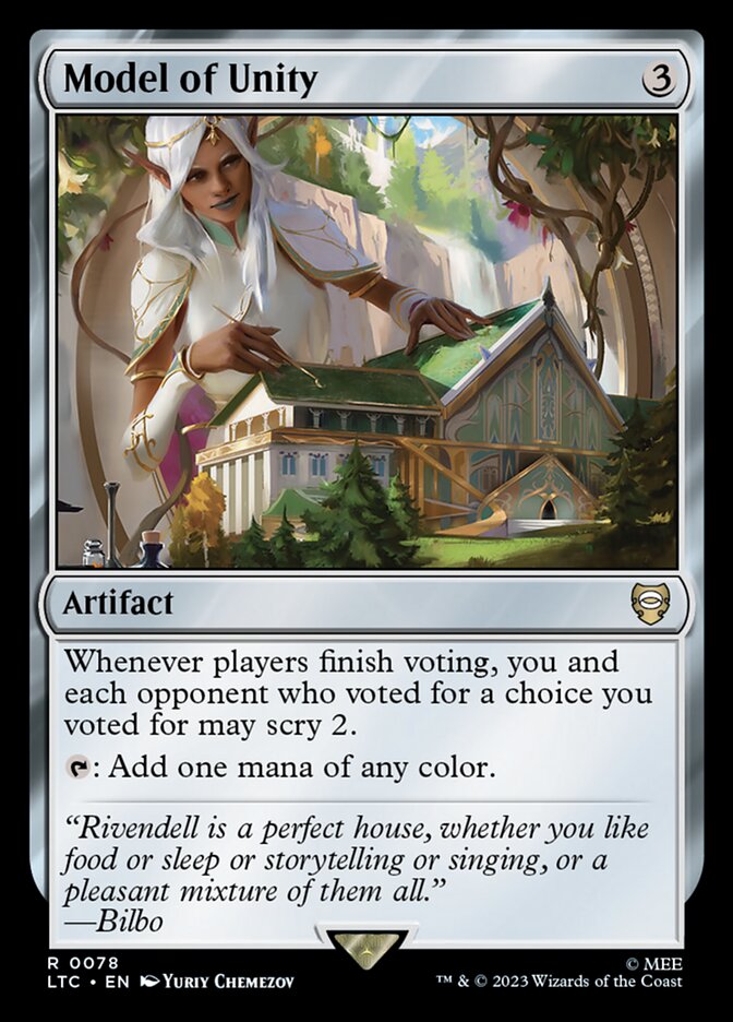 Card Scan of Model of Unity | LTC