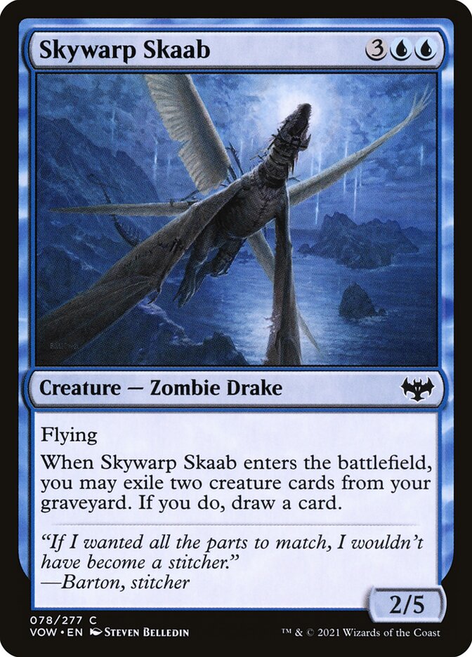 Card Scan of Skywarp Skaab | VOW