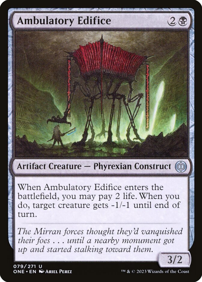 Card Scan of Ambulatory Edifice | ONE