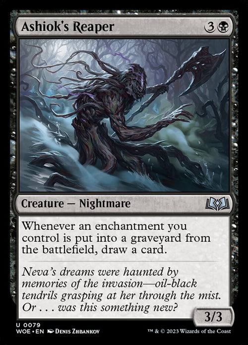 Card Scan of Ashiok's Reaper | WOE
