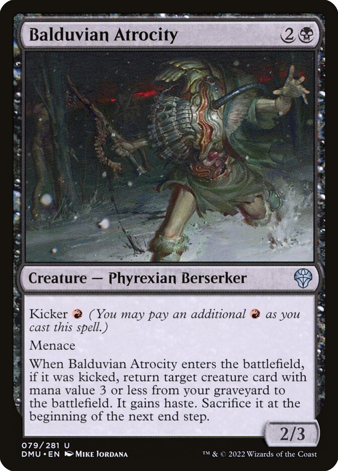 Card Scan of Balduvian Atrocity | DMU