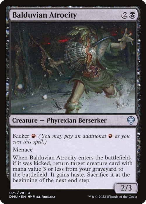 Card Scan of Balduvian Atrocity | DMU