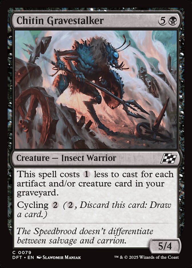 Card Scan of Chitin Gravestalker | DFT