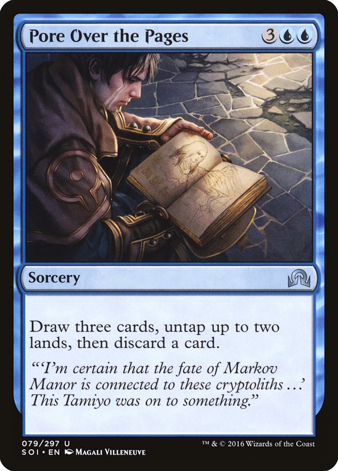 Card Scan of Pore Over the Pages | SOI
