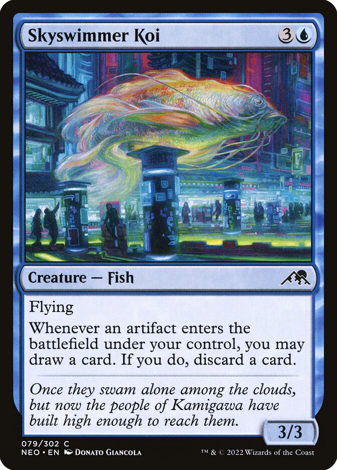 Card Scan of Skyswimmer Koi | NEO