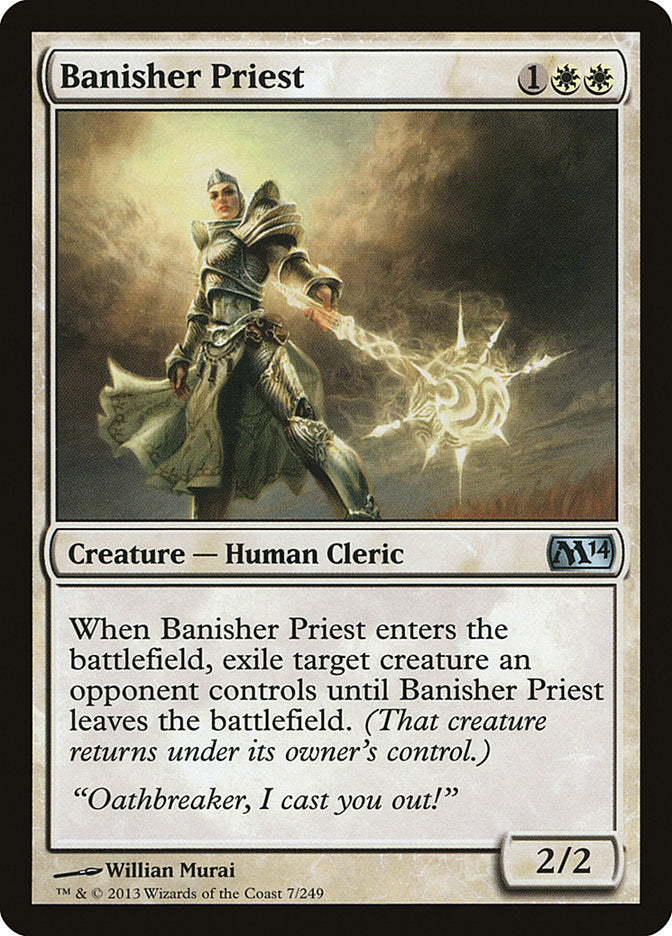 Card Scan of Banisher Priest | M14