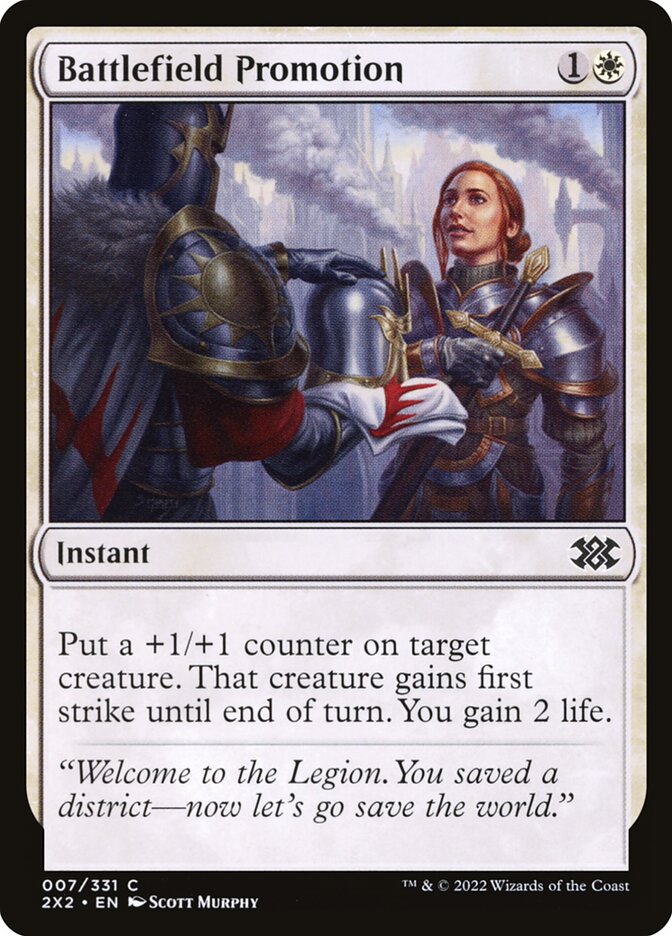 Card Scan of Anointer of Valor | 2X2
