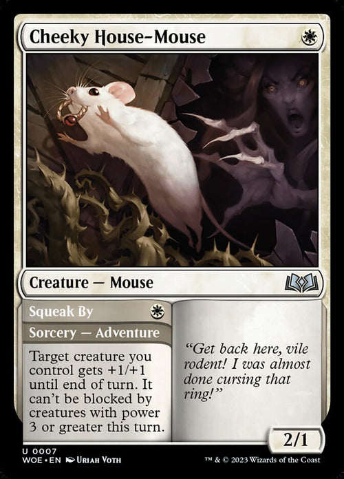 Card Scan of Cheeky House-Mouse // Squeak By | WOE