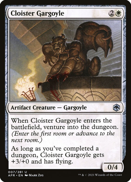 Card Scan of Cloister Gargoyle | AFR
