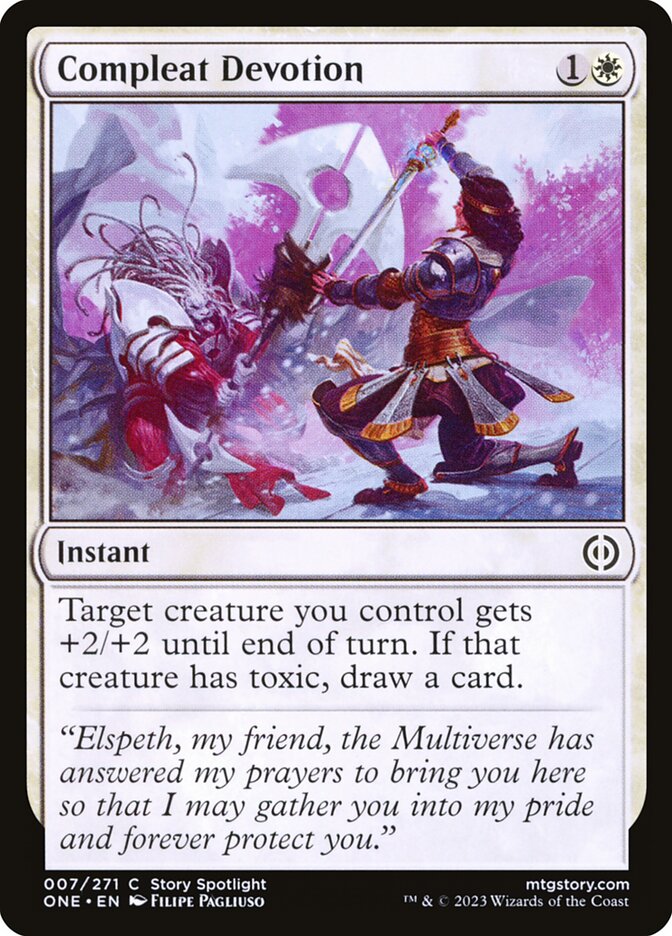 Card Scan of Compleat Devotion | ONE