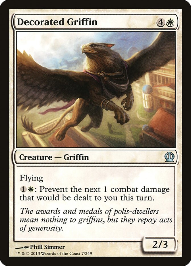Card Scan of Decorated Griffin | THS