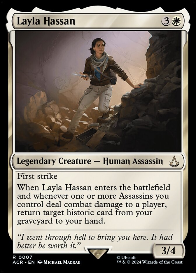 Card Scan of Layla Hassan | ACR
