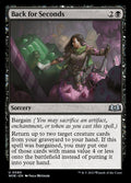 Card Scan of Back for Seconds | WOE