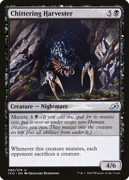 Card Scan of Chittering Harvester | IKO