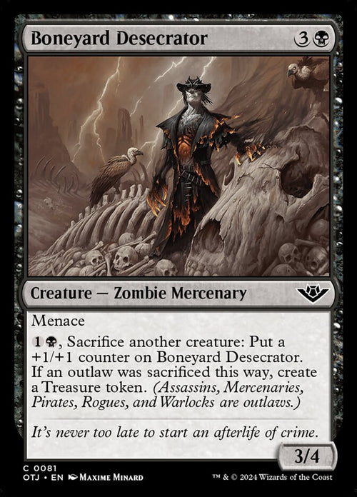 Card Scan of Boneyard Desecrator | OTJ