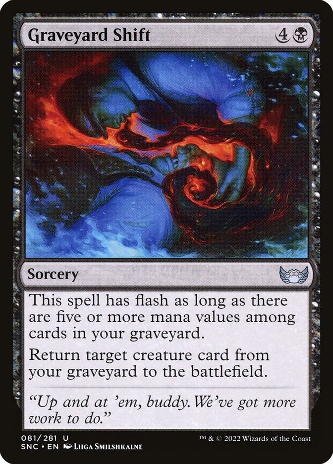 Card Scan of Graveyard Shift | SNC