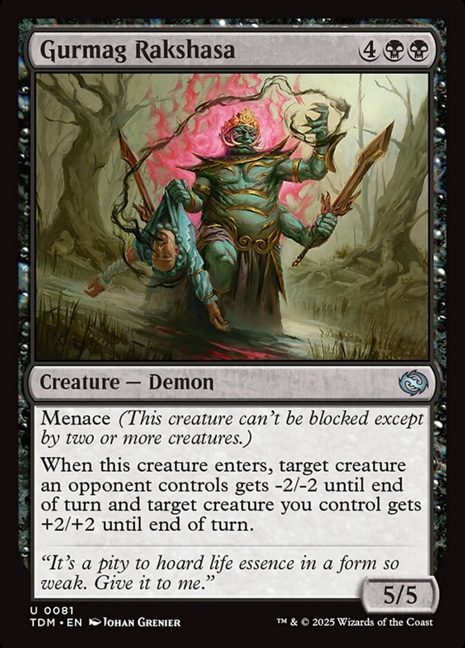 Card Scan of Gurmag Rakshasa | TDM