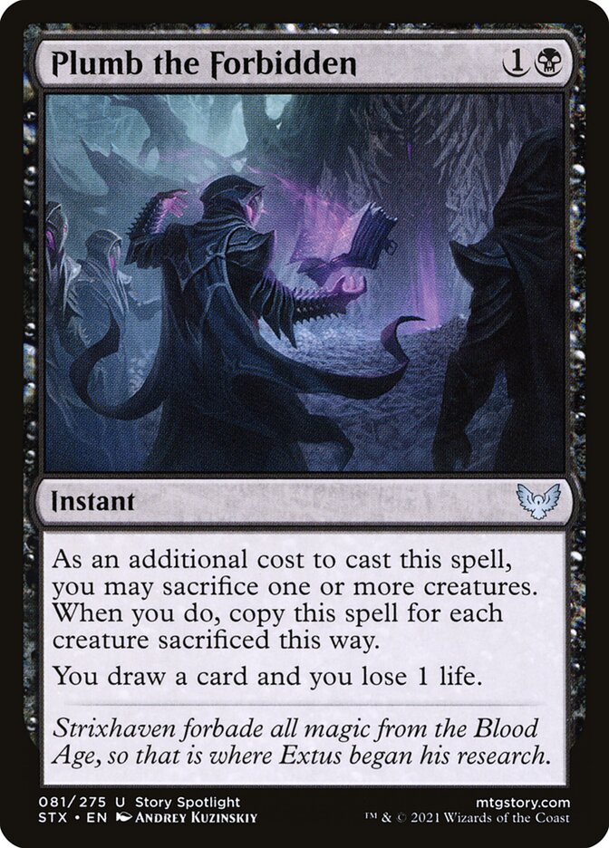Card Scan of Plumb the Forbidden | STX