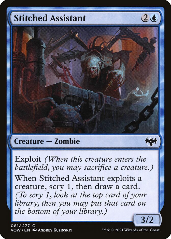 Card Scan of Stitched Assistant | VOW