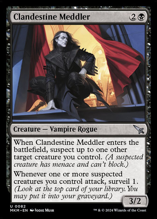 Card Scan of Clandestine Meddler | MKM