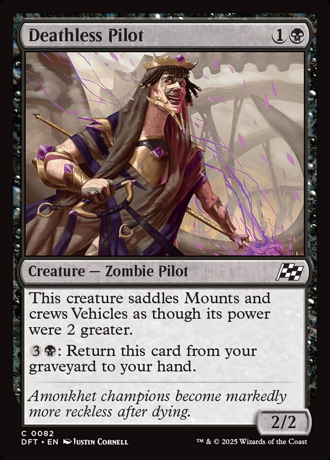 Card Scan of Deathless Pilot | DFT
