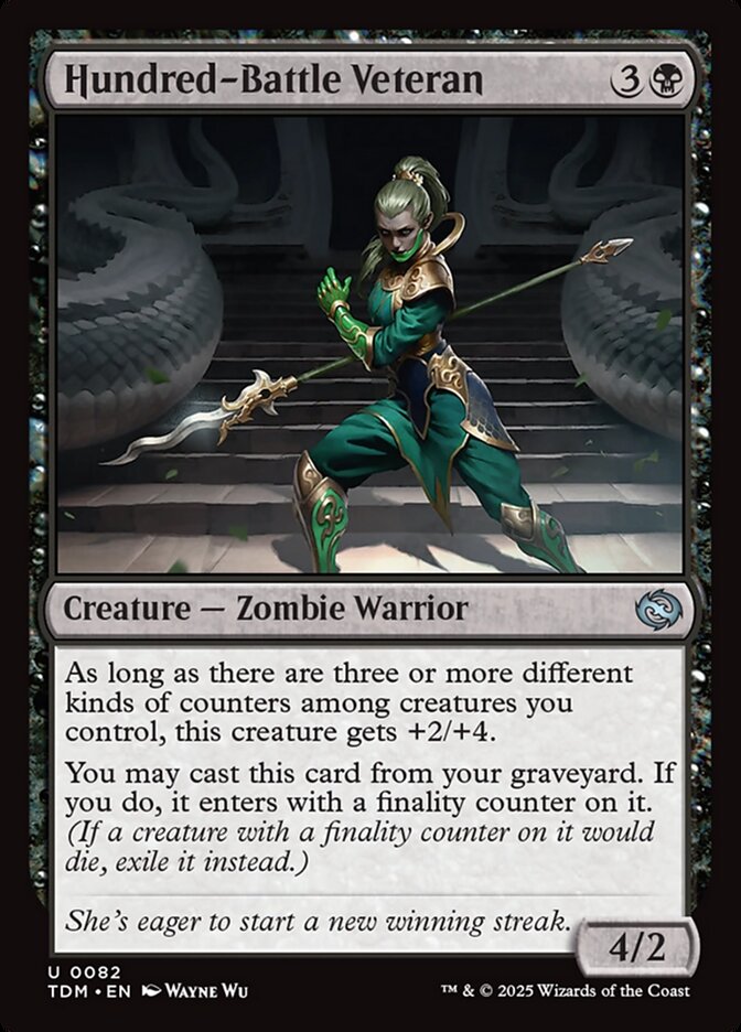 Card Scan of Hundred-Battle Veteran | TDM