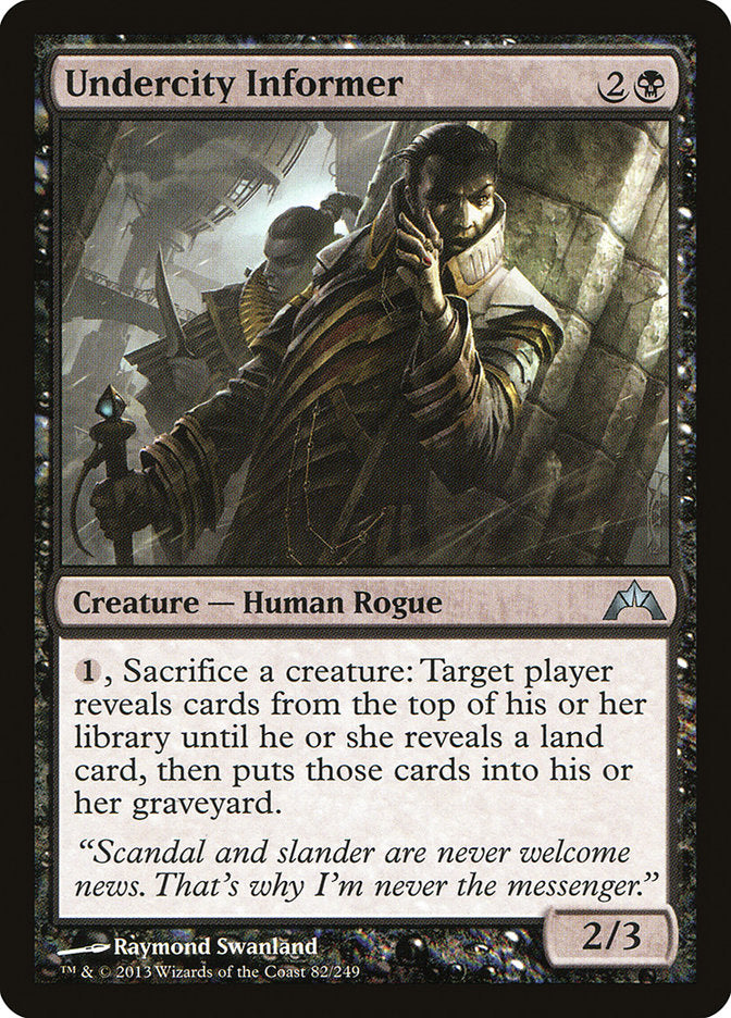 Card Scan of Undercity Informer | GTC