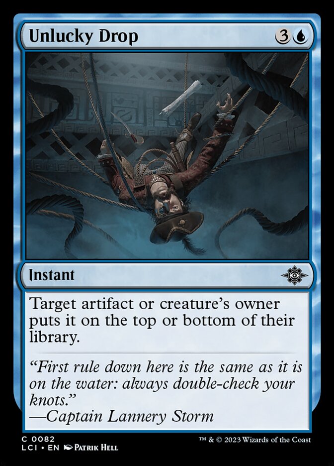 Card Scan of Unlucky Drop | LCI