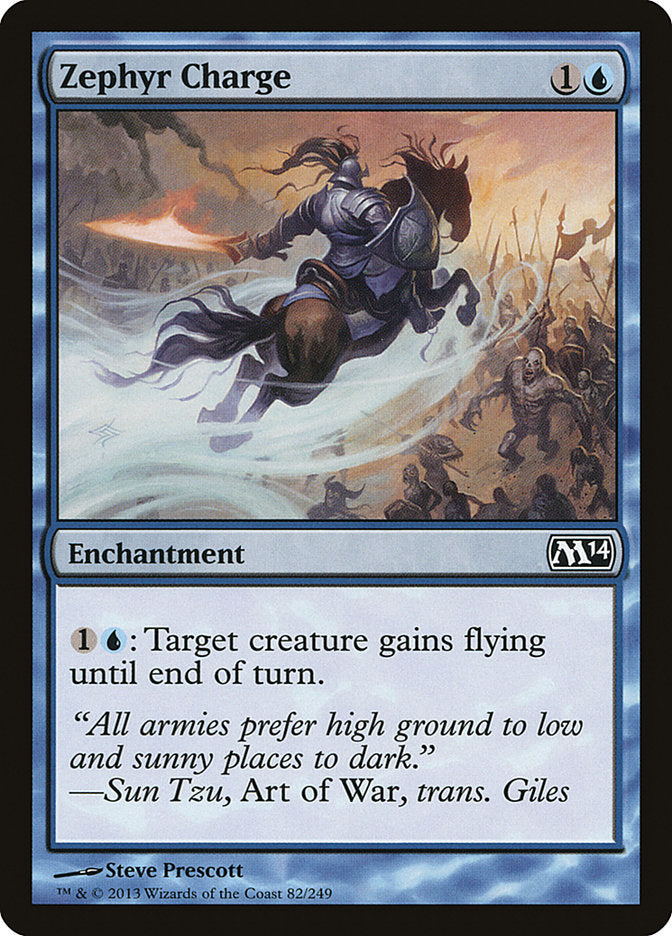 Card Scan of Zephyr Charge | M14