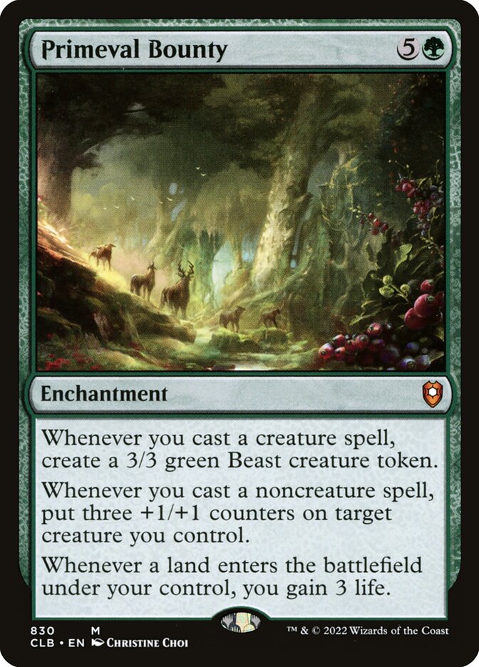 Primeval Bounty | CLB