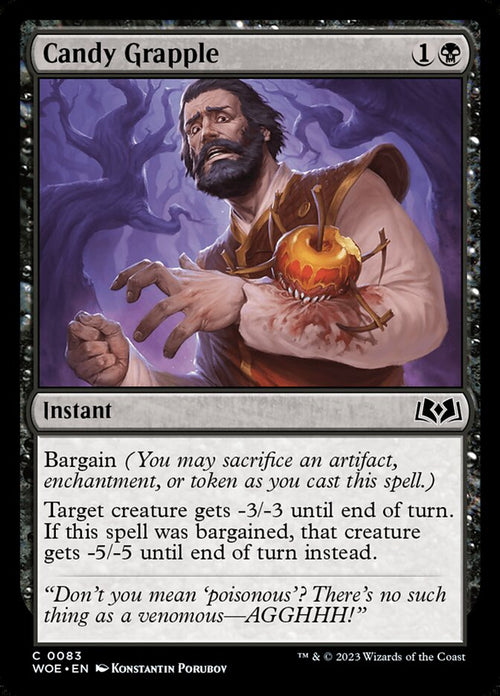 Card Scan of Candy Grapple | WOE