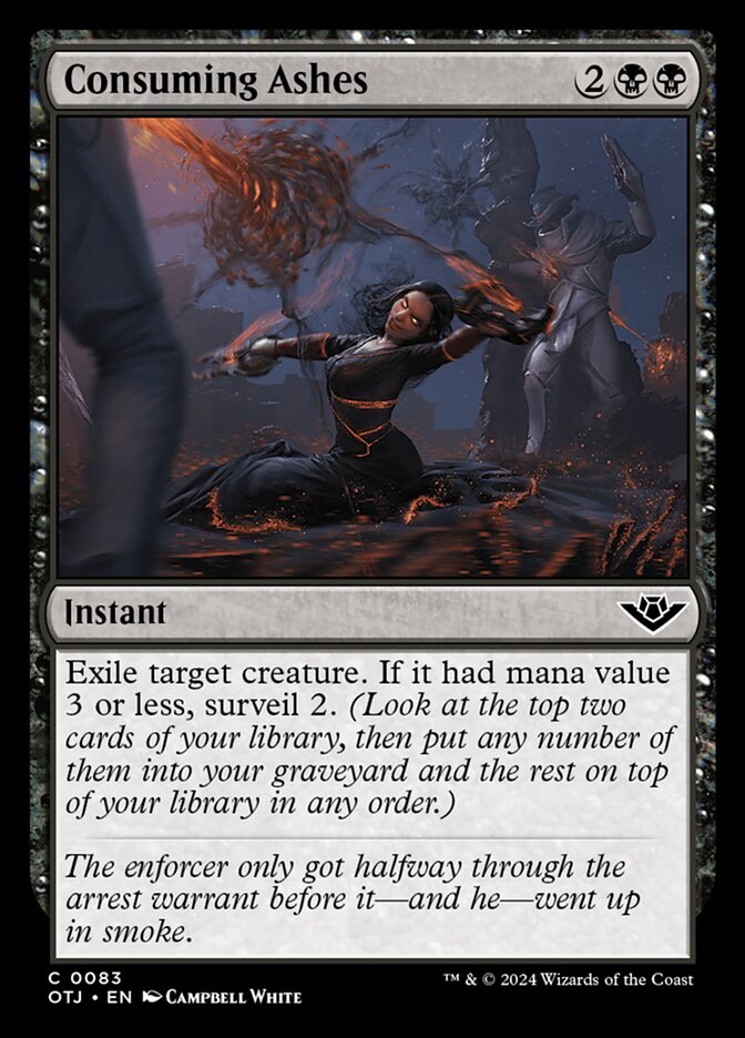 Card Scan of Consuming Ashes | OTJ