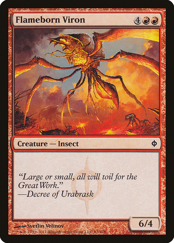 Card Scan of Flameborn Viron | NPH