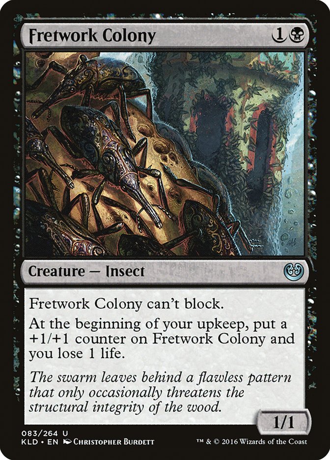 Card Scan of Fretwork Colony | KLD