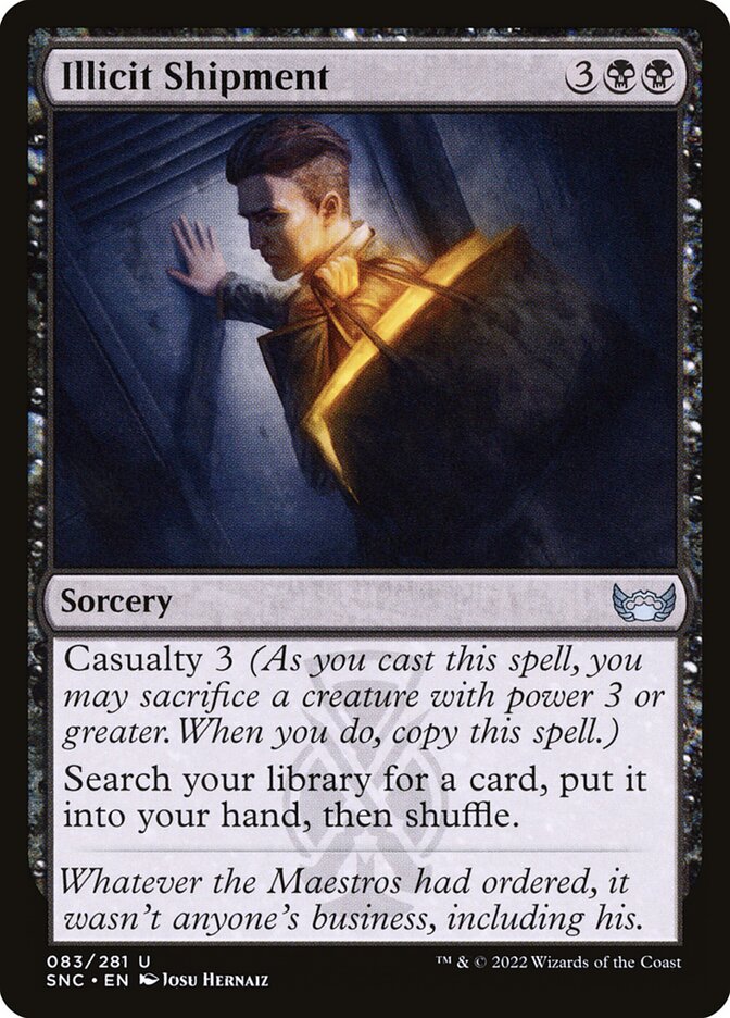 Illicit Shipment | SNC (Foil) - Card Scan