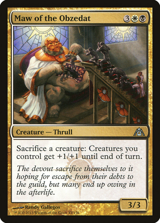 Card Scan of Maw of the Obzedat | DGM