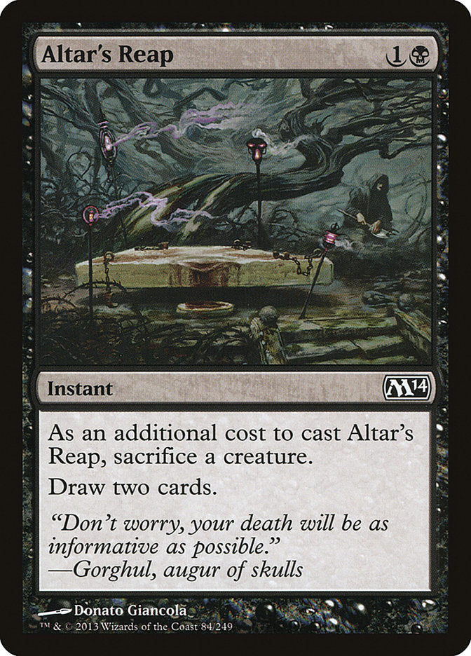 Card Scan of Altar's Reap | M14