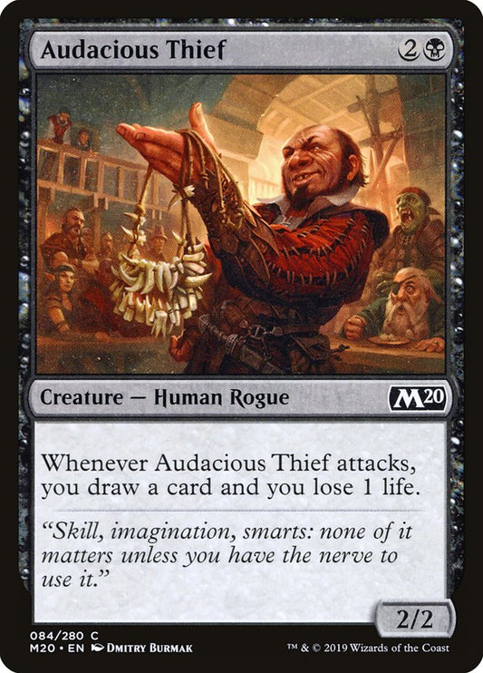Card Scan of Audacious Thief | M20