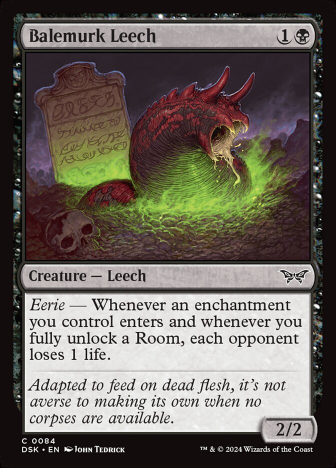 Card Scan of Balemurk Leech | DSK