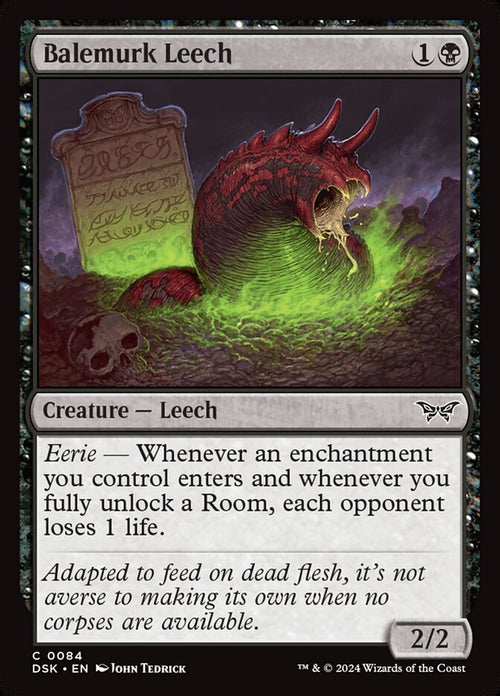 Card Scan of Balemurk Leech | DSK