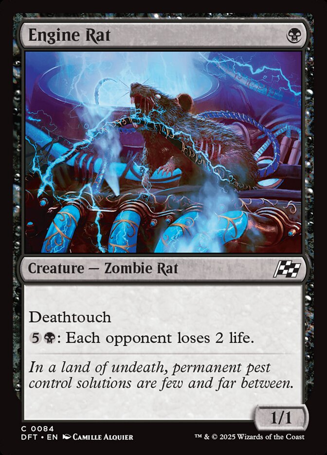 Card Scan of Engine Rat | DFT